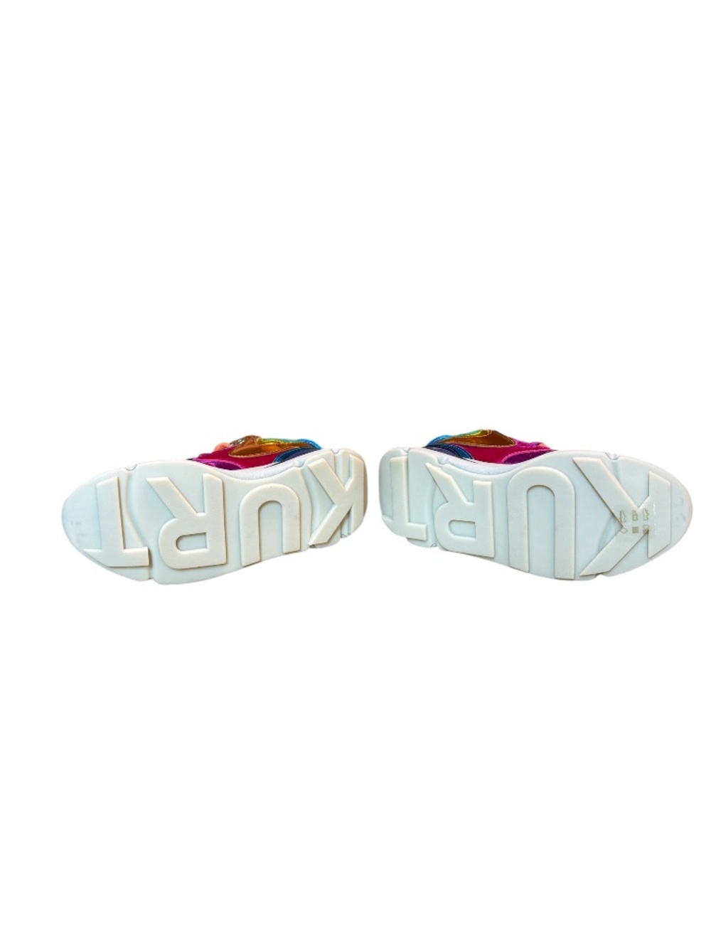 Kurt Geiger London Kurt Runner Rainbow Multicolor Chunky Sneakers EU 38 - Picture 7 of 8